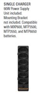 Lader 6-punkt Motorola bare batteri for MTP3000/6000/MXP600