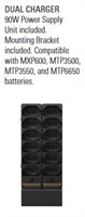 Lader 12-punkt Motorola bare batteri for MTP3xxx/6xxx/MXP600